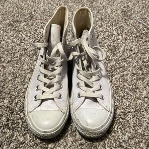 COPY - White high top converse